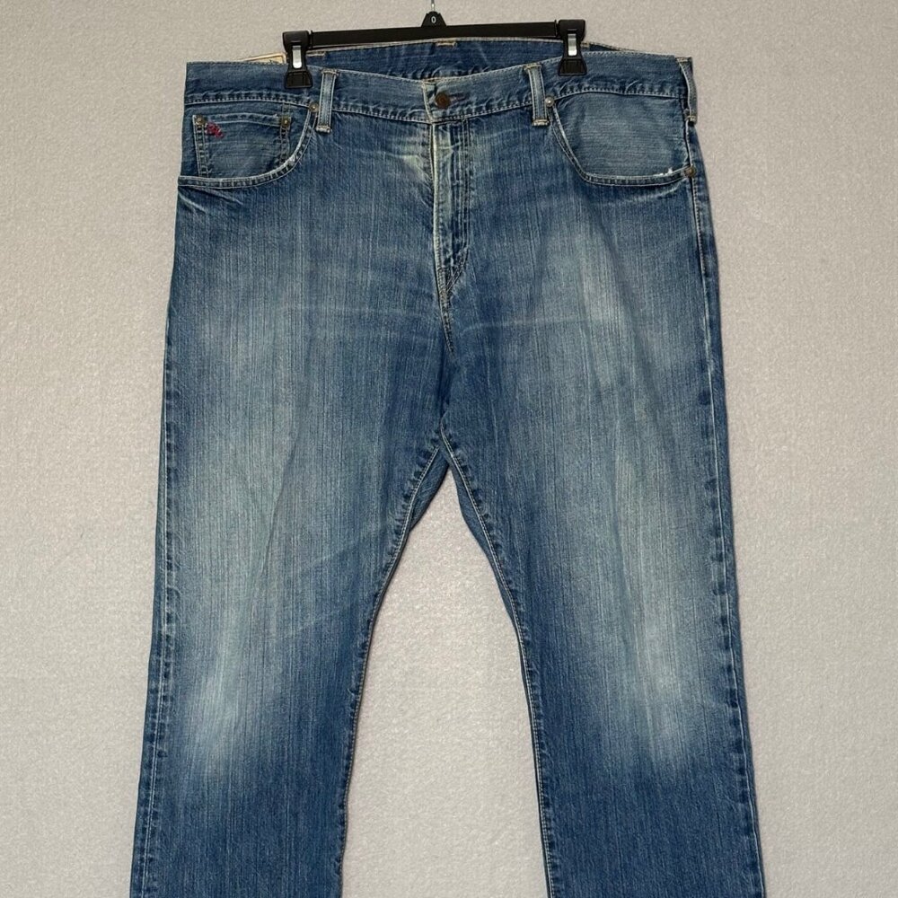 Polo Ralph Lauren Authentic Dungarees Straight Leg Jeans Faded Mens Size 38 x 30